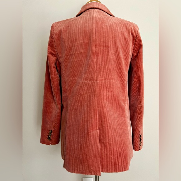 Banana Republic DB Corduroy Blazer, Pink Blush, size 4 - Picture 11 of 13